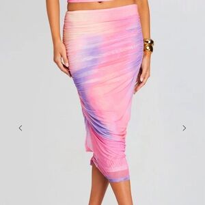 CIRRUS MESH SKIRT SEROYA XS